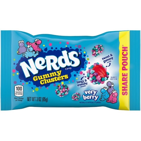 Nerds Very Berry Clusters Gummy Candy 3 Oz